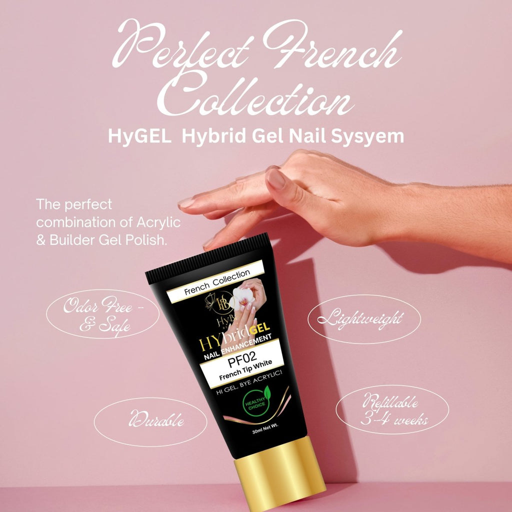#1 PERFECT FRENCH Starter Kit -HyGEL® Hybrid Gel Nail System