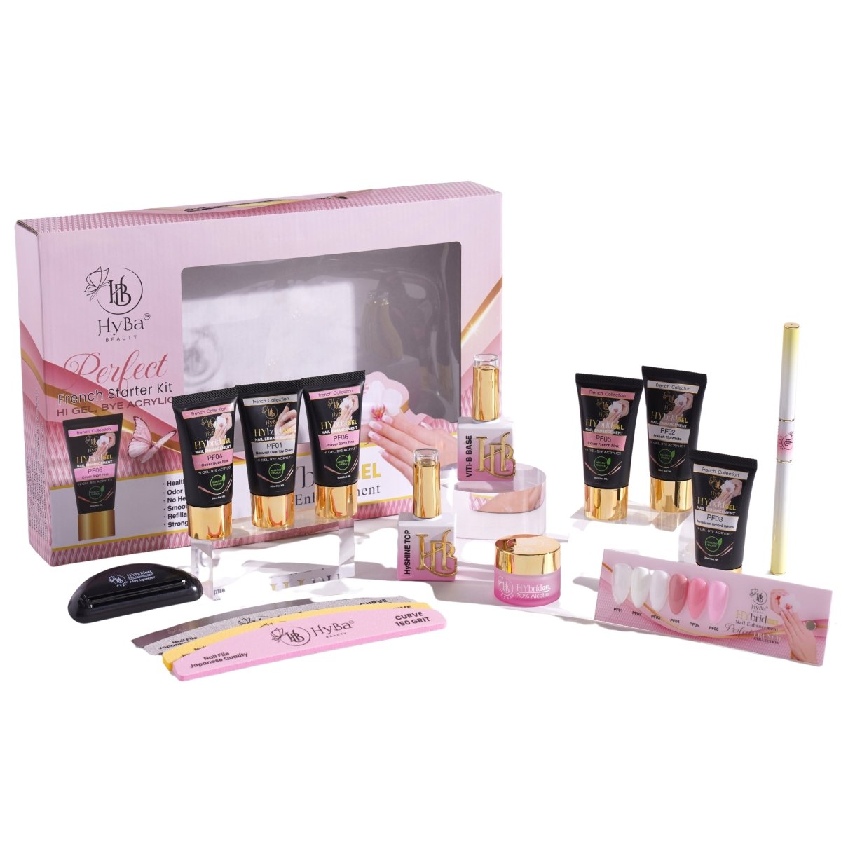 #1 PERFECT FRENCH Starter Kit -HyGEL® Hybrid Gel Nail System