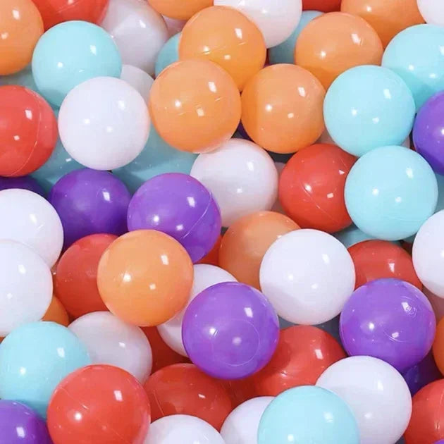 50Pcs Colors Baby Plastic Balls Water Pool Ocean Wave Ball Kids Swim Pit With Basketball Hoop Play House Outdoor Tents Toy Props