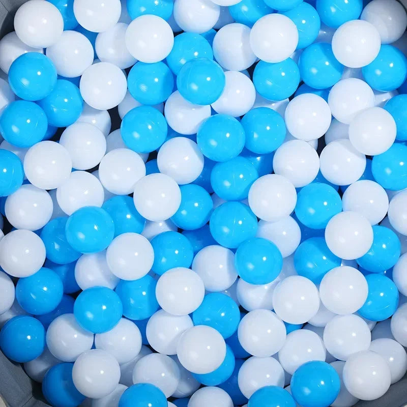 50Pcs Colors Baby Plastic Balls Water Pool Ocean Wave Ball Kids Swim Pit With Basketball Hoop Play House Outdoor Tents Toy Props