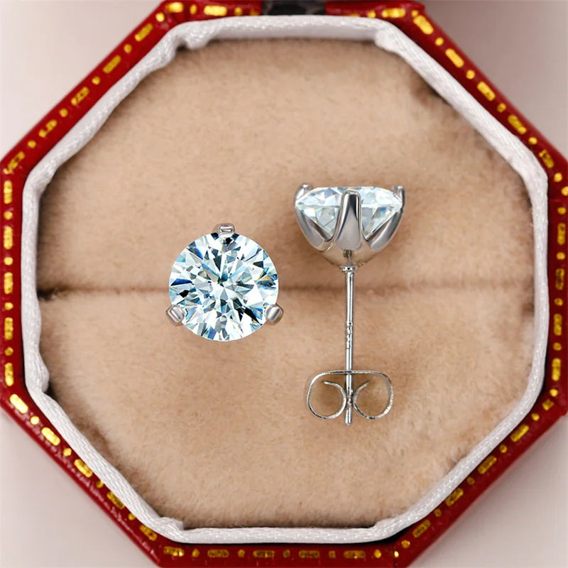 CAOSHI Simple Shiny Oval-shaped CZ Earrings for Female Graceful Lady Versatile Accessories Classical Elegance Women's Jewelry